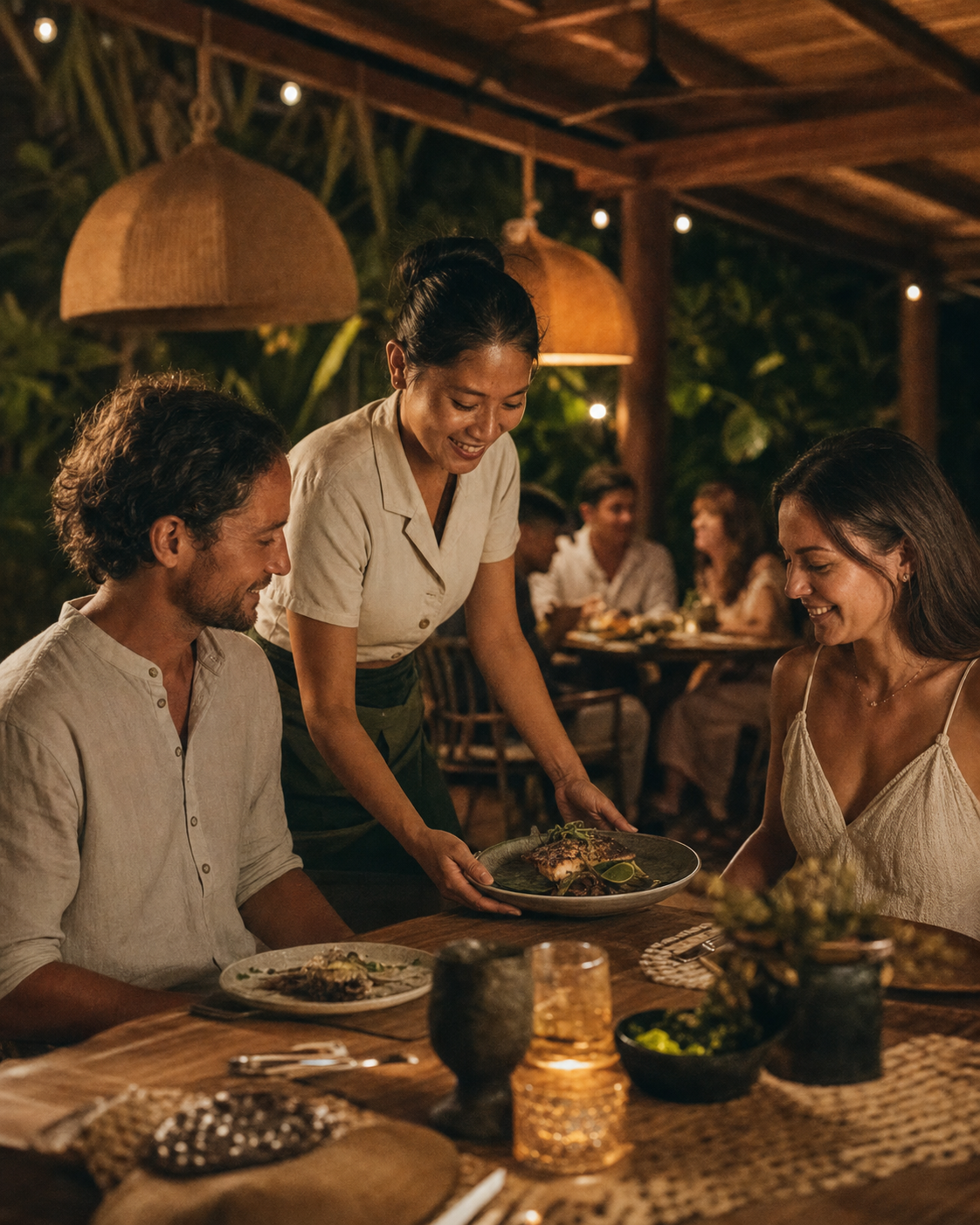 Expérience humaine et gustative au restaurant d’un resort